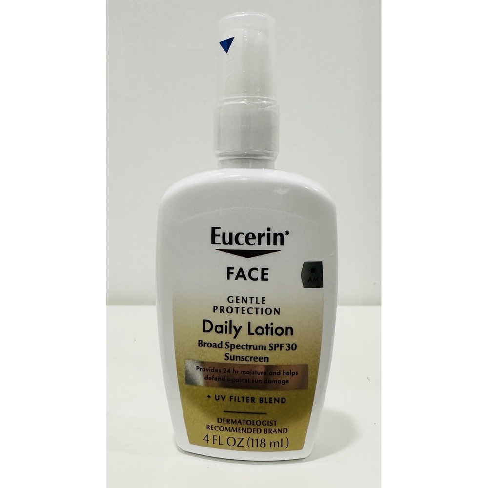 Eucerin Face Gentle Protection Daily Lotion SPF 30 Moisturizer 4oz Spray Bottle